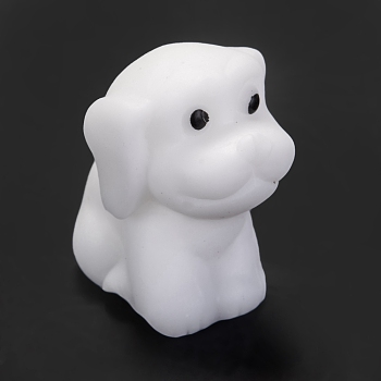 Dog Shape Stress Toy, Funny Fidget Sensory Toy, for Stress Anxiety Relief, White, 32x20x27mm