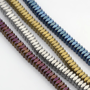 5mm Square Non-magnetic Hematite Beads