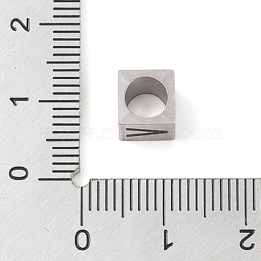 perles européennes en acier inoxydable résistantes au ternissement 201(STAS-M058-01V-P)-3