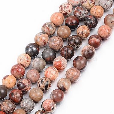 Natural Agate Round Bead Strands(G-P070-68-3mm)-3