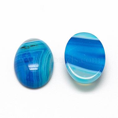 Natural Striped Agate/Banded Agate Cabochons(G-R415-13x18-12)-2