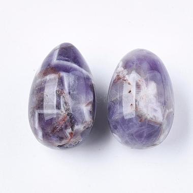 Natural Amethyst Gemstone Egg Stone(G-S220-16)-2