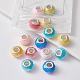 14pcs 7 couleurs de perles européennes en verre(GPDL-YW0001-03)-5