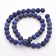 Lapis lazuli naturelles perles rondes brins(X-G-D660-8mm)-2