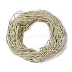 Polyester Cord, Twisted Cord, Beige, 5mm, about 97~100m/bundle(NWIR-P021-011)