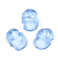 Transparent Acrylic Cabochons, Oval, Cornflower Blue, 25x18x10mm(TACR-N006-65C)