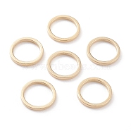Brass Linking Rings, Long-Lasting Plated, Round Ring, Real 24K Gold Plated, 10x1mm, Inner Diameter: 8mm(X-KK-Y003-03D-G)