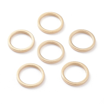 Brass Linking Rings, Long-Lasting Plated, Round Ring, Real 24K Gold Plated, 10x1mm, Inner Diameter: 8mm