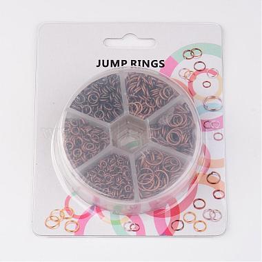 1 Box Open Jump Rings Brass Jump Rings(KK-JP0008-R-NF)-4