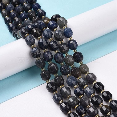 Natural Blue Aventurine Beads Strands(G-G990-F02)-2