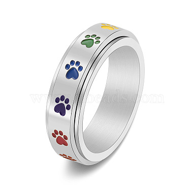 Colorful Stainless Steel Finger Rings