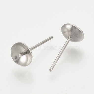Accessoires de puces d'oreilles en 304 acier inoxydable(STAS-T019-6)-2