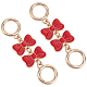 2Pcs Alloy Enamel Bowknot Link Purse Strap Extenders(FIND-AN0001-19)-1