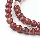 Natural Red Jasper Beads Strands(G-F348-02-6mm)-3