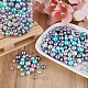 cheriswelry 12 нити 12 стили выпечки окрашенные перламутровые стеклянные жемчужные круглые нити из бисера(HY-CW0001-03A)-6
