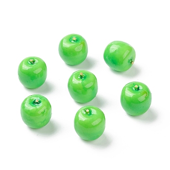Mini Artificial Apple, Fruit Simulation Foam Apple, for Home Display Decorations, Lime, 21.5x20x19mm