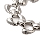 Non-Tarnish 304 Stainless Steel Teardrop Link Chain Bracelets(BJEW-Q776-05P)-2