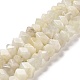 brins de perles de pierre de lune blanches naturelles(G-N327-05-04)-1
