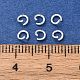 Messing Open Ringe springen(KK-G604-08S-08)-3