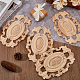 Rubber Wood Carved Onlay Applique(AJEW-WH0165-92)-4