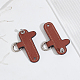 1 Pair Imitation Leather Undamaged Bag Alloy D Ring Connector(FIND-AN0001-14)-7