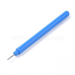 Paper Quilling Tool, Bifurcation Pen Paper Rolling Pen, with Stainless Steel Pins and Plastic Handle, Dodger Blue, 102x7.5mm(X-DIY-WH0157-44B-02)