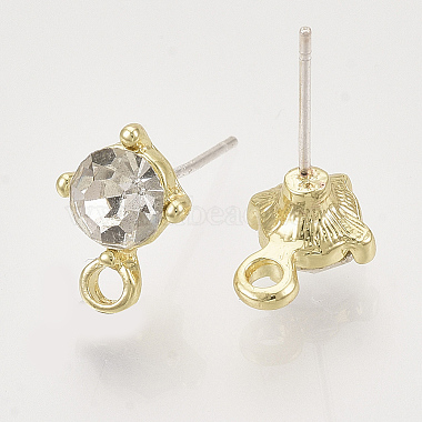 Accessoires de clous d'oreilles en alliage(X-PALLOY-N0149-21F)-2