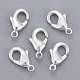Silver Color Plated Brass Lobster Claw Clasps(X-KK-901-S-NF)-2