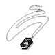 304 Stainless Steel Cable Chain Necklaces(NJEW-A020-02P)-2