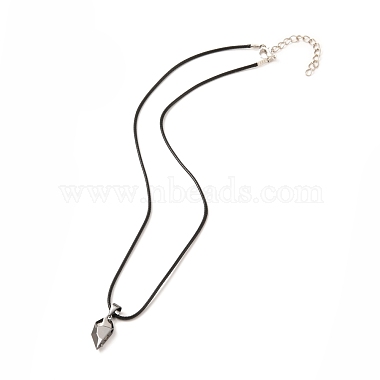 Rack Plating Alloy Heart Pendant Necklaces Sets(NJEW-B081-09)-3