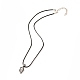 Rack Plating Alloy Heart Pendant Necklaces Sets(NJEW-B081-09)-3