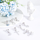 8 Pairs 8 Styles 304 Stainless Steel Charms Cuff Earrings(EJEW-UN00006)-2