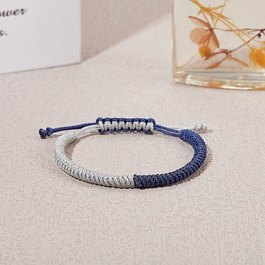 bracelet tressé en fils de nylon(BJEW-SW00058-2)-5