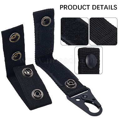 Nylon Tactical Wide Strap Loop Keepers(DIY-CP0013-40)-6