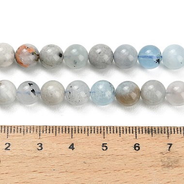 Aquamarin Perlenstr&auml;nge(G-F591-29A-8mm-02)-5