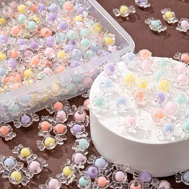 300Pcs 6 Colors Transparent Acrylic Beads(TACR-LS0001-06)-6