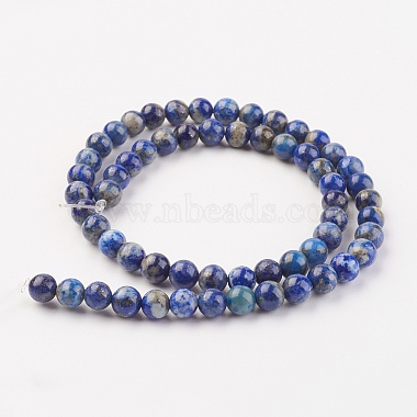 Natural Lapis Lazuli Beads Strands(X-G-G099-8mm-7A)-2