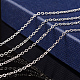 Nickel Free Silver Color Plated Brass Chain Necklaces(X-SW028-S)-5