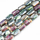 Electroplate Transparent Glass Beads Strands(EGLA-N002-25-D02)-1