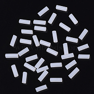 Plastic Ear Nuts, Earring Backs, WhiteSmoke, 8x3mm, Hole: 0.5mm, about 9000pcs/bag(FIND-S323-001)