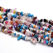 Mixed Stone Beads Strands, Chips, 8~20x8~18mm, Hole: 1mm, about 31.5 inch(G-O049-C-39)