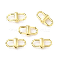 Alloy Connector Charms, Bowknot Links, Real 18K Gold Plated, 9x17x4.5mm, Hole: 4x5.5mm(FIND-G085-11B-G)