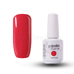 15ml Special Nail Gel, for Nail Art Stamping Print, Varnish Manicure Starter Kit, Red, Bottle: 34x80mm(MRMJ-P006-D030)