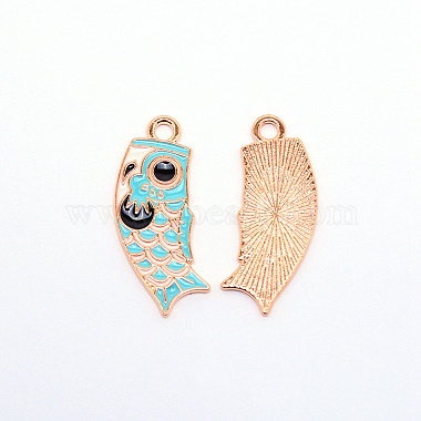 Aolly Enamel Pendants(ENAM-WH0047-52G-A)-1