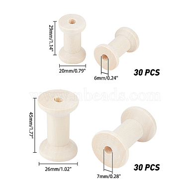 Wooden Empty Spools for Wire(WOOD-NB0001-69-LF)-4