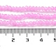 Backlackierte Perlenstränge aus imitiertem Jadeglas(X-DGLA-A034-J2MM-A44)-5