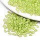 2-Hole Baking Paint Glass Seed Beads(X-SEED-S031-M-SH1204FR)-1