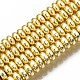 Electroplate Non-magnetic Synthetic Hematite Bead Strands(X-G-Q465-19G)-1