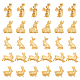 60Pcs 5 Style Easter Theme Rabbit Alloy Small Handmade Cabochons(FIND-OC0001-50)-1