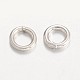 Sterling Silver Round Rings(X-STER-E047-6mm-S)-2
